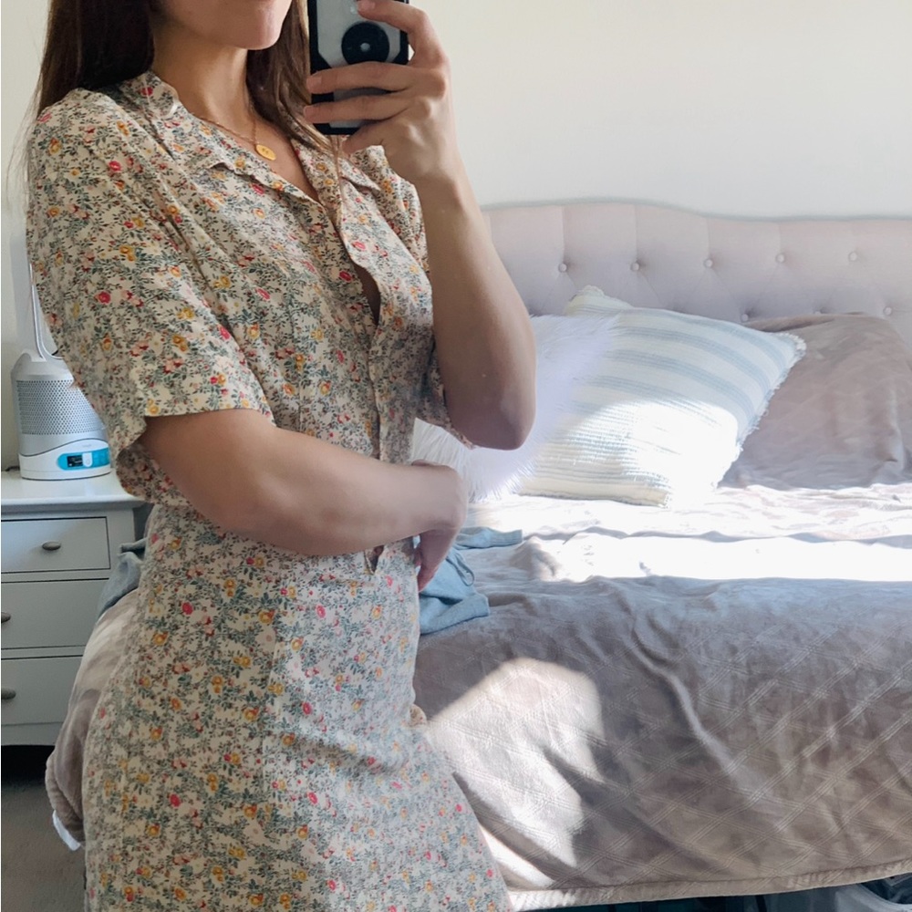 Zara floral dress